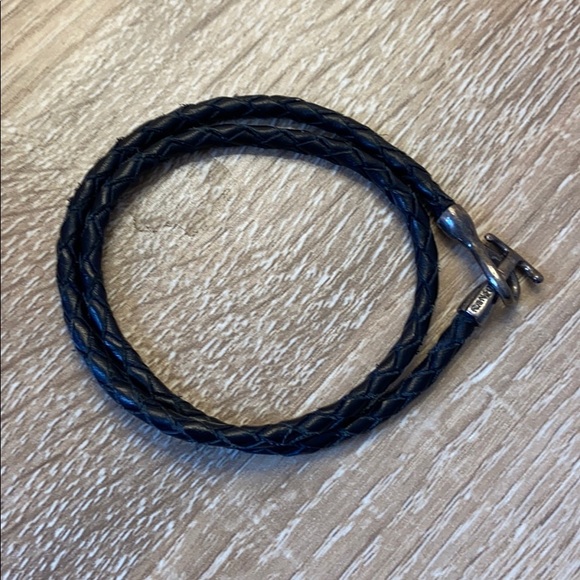 Ransoun Braided Leather Bracelet - Picture 1 of 3